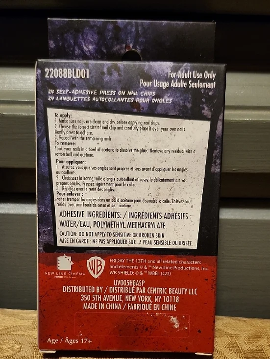 Friday The 13th Press On Nails - Picture 2 of 2